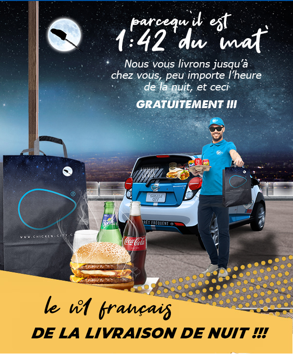 Livreur de nuit Orléans